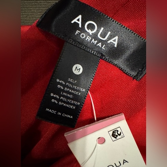 Aqua Womens One Shoulder Mini Cocktail and Party Dress - Picture 4 of 5